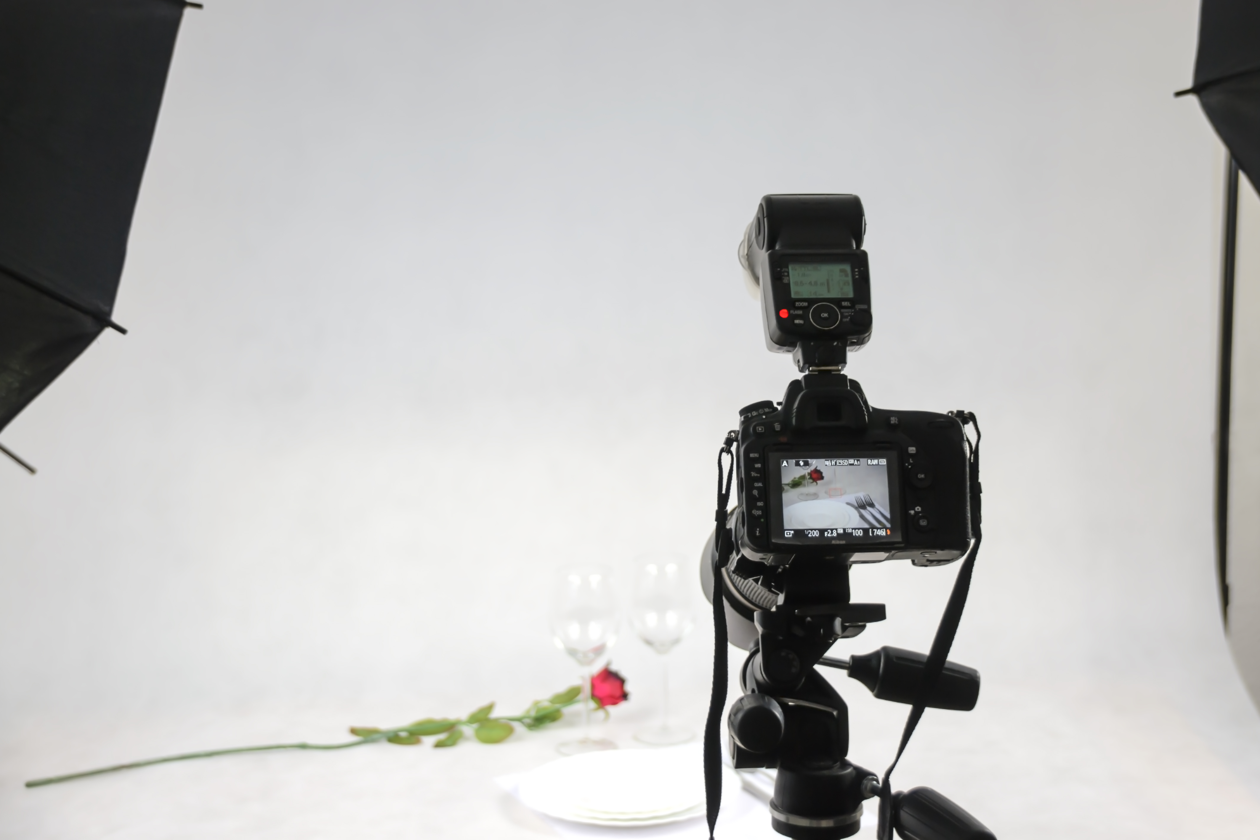 Photoshoot and camera set up