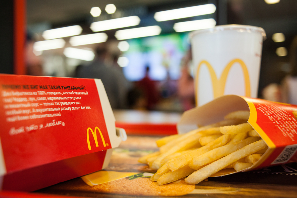 McDonalds food and drink