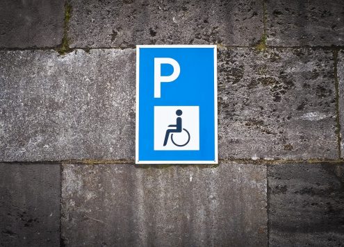 disabled parking sign