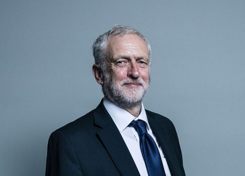 Jeremy Corbyn, leader of the Labour Party