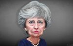 Theresa May caricature
