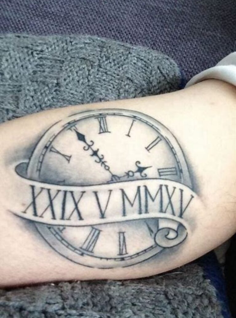 birth clock tattoos